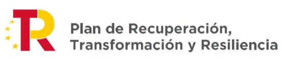 Plan de Recuperación, Transformación y Resiliencia | Logo Logo Plan de Recuperación, Transformación y Resiliencia